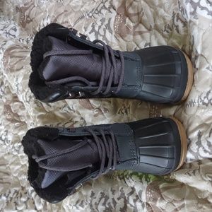 Brand new without tags Black Swiss Tech boots size 6